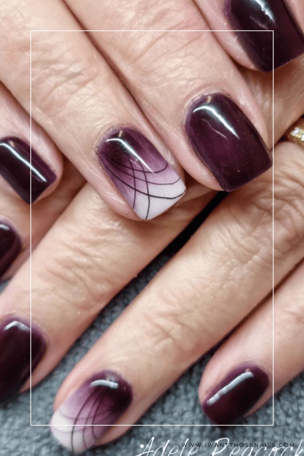 Fall In Love With These Stunning Plum Nails Unique Design Ideas