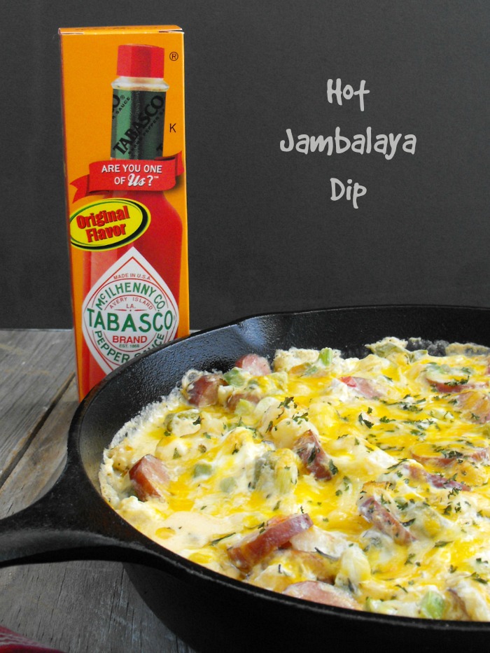 Hot Jambalaya Dip #SeasonedGreetings #ad