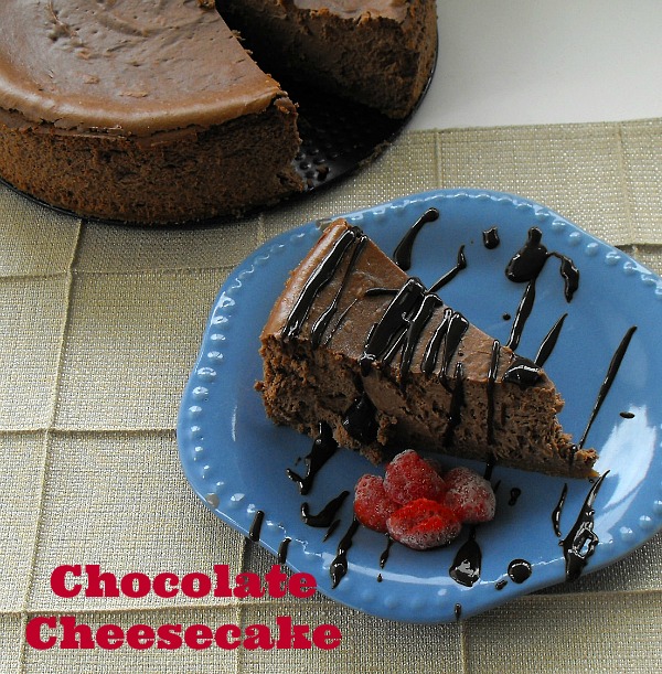 Seriously Rich Chocolate Cheesecake