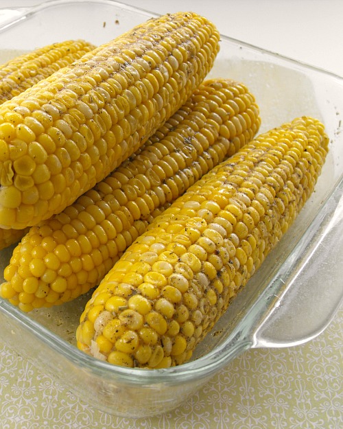 Microwave Herb Corn on the Cob