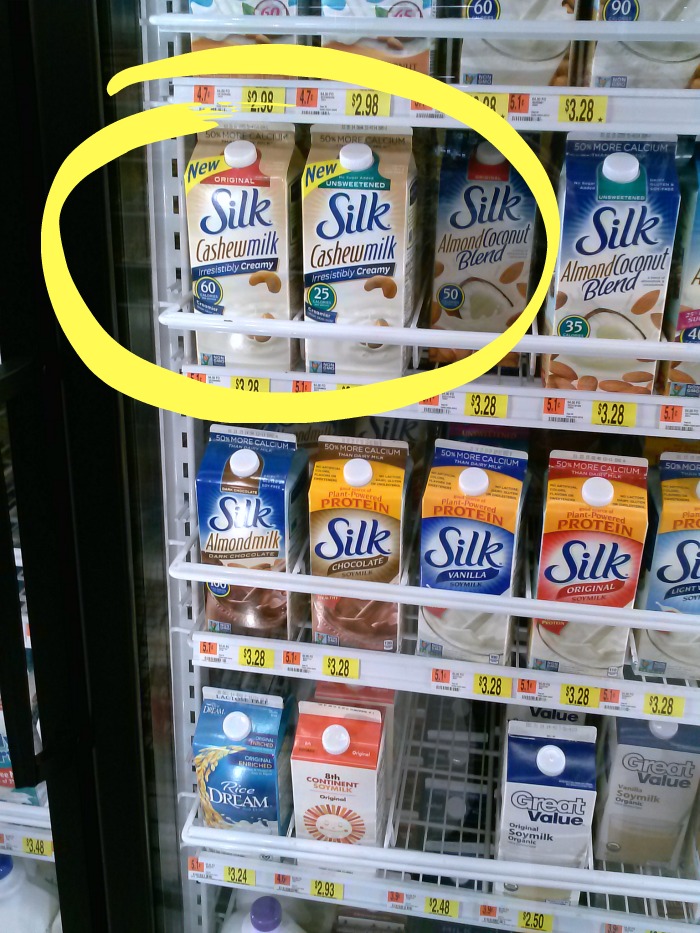 New Silk Cashewmilk: another great alternative to dairy!