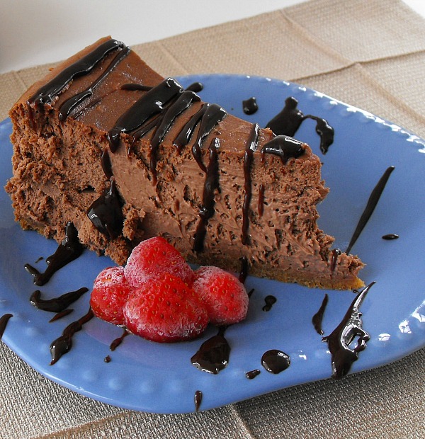 Seriously Rich Chocolate Cheesecake