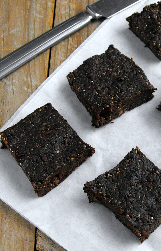 Chocolate Peanut Butter Energy Squares