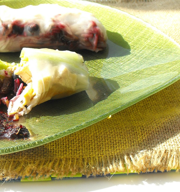 Blueberry Chicken Rice Bundles