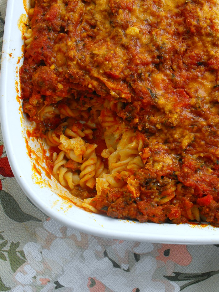 Hidden Zucchini Pasta Casserole