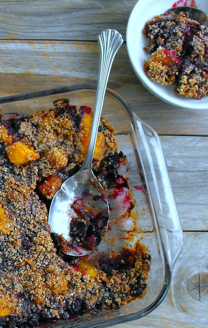 Fruit Crisp from the Holiday Kosher Baker #cookbookreview #glutenfree